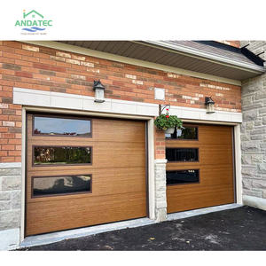 <span class=keywords><strong>Puerta</strong></span> <span class=keywords><strong>de</strong></span> <span class=keywords><strong>garaje</strong></span> <span class=keywords><strong>de</strong></span> dos coches industrial Seccional <span class=keywords><strong>de</strong></span> acero del estilo americano <span class=keywords><strong>de</strong></span> ANDA y puertas peatonales - Product Image 4