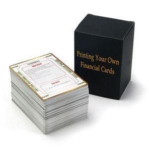 Cartes flash personnalisées pour enfants : jeu de questions et réponses simple sur l'économie et la finance pour la culture économique et financière - Product Image 1