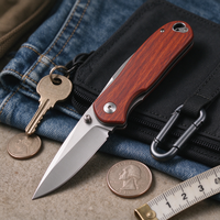 Mini couteau pliant de poche en acier inoxydable, couteau utilitaire EDC, ouvre-paquet, porte-clés, outil, vente en gros OEM