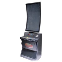 Machine de jeu d'adresse américaine avec écran incurvé de 43 pouces et armoires métalliques, conçue pour les salles d'arcade et les bars