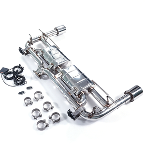 Sistema de escape Cat-Back con válvulas GFC para <span class=keywords><strong>Mazda3</strong></span> Turbo 2.5T AWD <span class=keywords><strong>2023</strong></span>, con silenciadores dobles, válvulas dobles, salida única de doble lado - Product Image 5