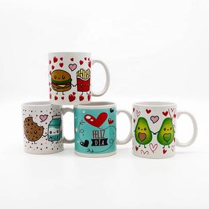 Taza de Café Minimalista de Cerámica Sólida con Diseño de Horóscopo y Asa, Decoración Navideña - Product Image 3