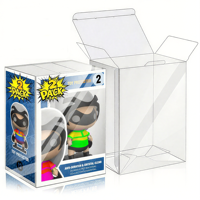 Boîtes de protection Funko Pop en acétate de 0,5 mm avec gaufrage, vente en gros d'usine pour autocollants et loisirs créatifs