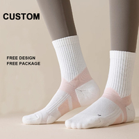 Chaussettes de basketball professionnelles personnalisées avec logo, unisexes, mi-mollet, en pur coton, absorbantes et désodorisantes