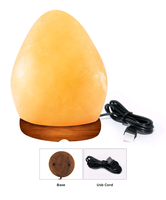 Grosir lampu garam Himalaya merah muda lampu meja ramah tidur kontrol USB lampu garam Pakistan untuk kamar tidur ruang belajar
