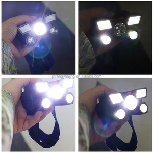 Lampe frontale LED ultra-lumineuse rechargeable avec bandeau réglable pour la pêche nocturne, le camping, la construction et l'exploitation minière - Product Image 6