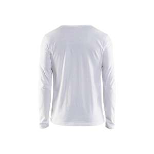 BLAKLADER - 350010421000XXLT <b>T</b>-<b>shirt</b> <b>long</b> <b>sleeved</b> <b>White</b> - EAN 7330509901236 WORK <b>T</b>-<b>SHIRTS</b> AND POLO <b>SHIRTS</b> - Product Image 2