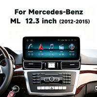 Radio con Pantalla Táctil de 12.3 Pulgadas y Android 14 para Mercedes GLE W166 NTG5.0, 8+128GB, CarPlay, Android Auto, Navegación, Bluetooth, WiFi, 4G