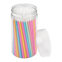 Bestar Baguette jetable en coton solide pour les lèvres, outil de maquillage absorbant doux et confortable