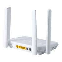 Venta caliente Wifi 6 ONU 4GE + 2POTs + 2USB 2,4G/5G Banda dual AX1800M Enrutador wifi en el hogar HGU XPON GPON ONT FTTH Equipo de fibra óptica