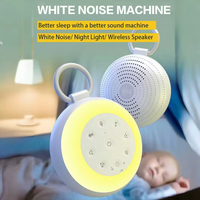 Nouveau bébé sommeil formateur Nature blanc bruit apaisant son Machine veilleuse avec fonction d'enregistrement vocal Machine à bruit blanc