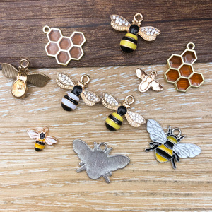 Pendentif nid d'abeille en alliage de zinc, accessoire de bijouterie DIY pour projets créatifs, automne 2023, origine Yiwu SN266 - Product Image 4