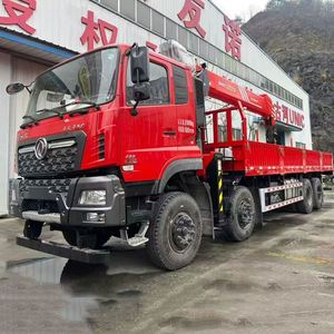 รถบรรทุกติดเครนแขนยืดไสลด์ Dongfeng 8X4 400 แรงม้า สำหรับงานหนัก - Product Image 3
