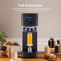 Machine de scellage numérique pour boissons, idéale pour les canettes de jus et les bouteilles en plastique, facile à utiliser, avec technologie de scellage à froid à noyau de roulement.