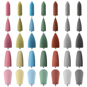 KADS <b>Silicone</b> Rubber Nail Drill Bit Polishing Bit Cuticle Remover Buffer Manicure Grinding Head for Nail Salon <b>Tools</b> - Product Image 1