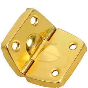 Cerniere in metallo dorato del produttore professionale con cerniere per flight case a 90 gradi e coperchio per custodia e scatola cerniera pieghevole in metallo