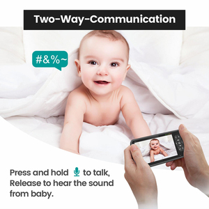 <span class=keywords><strong>Camera</strong></span> Hồng Ngoại Không Dây HD 720P 5 ''<span class=keywords><strong>Camera</strong></span> Em Bé Thân Thiện Với Môi Trường Có Âm Thanh Nghiêng Hai Chiều Với Màn Hình Video - Product Image 3
