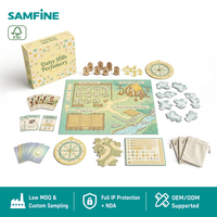 Carte à jouer Fashion Tech Pack avec insert de plan, conforme à la réglementation 65, format compact, design distinctif pour la production de vêtements, étui rigide