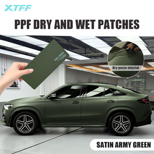 Film <span class=keywords><strong>de</strong></span> protection <span class=keywords><strong>de</strong></span> carrosserie XTFF TPU SATIN ARMY GREEN PPF 7,5 mil, anti-UV/<span class=keywords><strong>IR</strong></span> à 95 %, auto-réparant, changeant <span class=keywords><strong>de</strong></span> couleur, imperméable et résistant au sable - Product Image 1