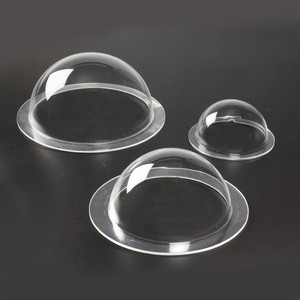 Diameter 3 Inch 4 Inch 6 Inch Acryl Dome Flens Helder Plastic Halfrond Cctv Vervanging Camera Cover Beveiligingsbehuizing