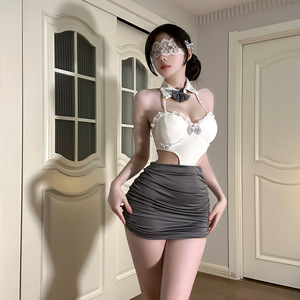Lencería Íntima Golden Night OL Secretary, Seducción Sensual de Alta Gama, Ropa Interior Erótica, Tentación ODM - Product Image 2
