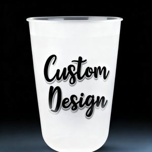 Vente en gros de gobelets en plastique PP à paroi simple de 90 mm, imprimés sur mesure, en forme de U, avec couvercle, pour les boissons au thé à bulles, le café et les sodas - Product Image 6