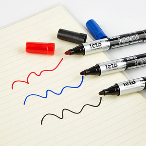 Mode-permanente waterdichte snel drogende stift met 3 mm punt, diverse kleuren, meerdere malen navulbaar, geschikt voor papier. - Product Image 2