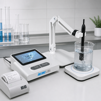 pH-mètre de paillasse IKEME, résolution 0,001 pH, testeur de pH numérique de laboratoire 3-en-1 (pH, mV, température) avec ATC pour la qualité de l'eau et les tests alimentaires