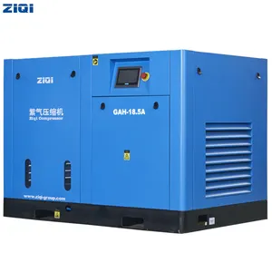 High capacity hot selling 18.5KW 415V air cooled double stages high pressure type screw air compressor on hot sale