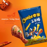Legt Maïschips 90G Exotische Fruitgroentesnacks Knapperige Knapperige Maïs Frietjes Kalkoen Tomatensmaak Snacks