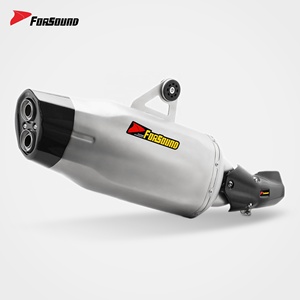 Sistema de <span class=keywords><strong>Escape</strong></span> <span class=keywords><strong>para</strong></span> Motocicleta Forsound, Precio de Fábrica al por Mayor, Silenciador de Fibra de Carbono Akrapovics <span class=keywords><strong>para</strong></span> R1250GS, R1200GS, R1300GS - Product Image 4