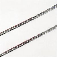 Vente en gros d'usine, chaîne en argent sterling 925, chaîne figaro de 6 mm, fournitures de fabrication de bijoux de haute qualité pour la fabrication de colliers et de bracelets