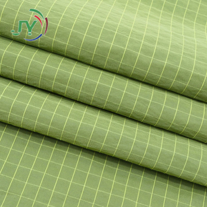 고품질 경량 80GSM 100% 나일론 그리드 체크 원단 방수 자외선 차단 속건 자외선 차단 소재 아웃도어 자켓용 - Product Image 5