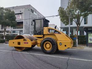In Stock <b>Used</b> Original Caterpillar CS 683E Single Drum Vibratory <b>Road</b> <b>Roller</b> Well Maintained Second Hand CAT CS683E - Product Image 1