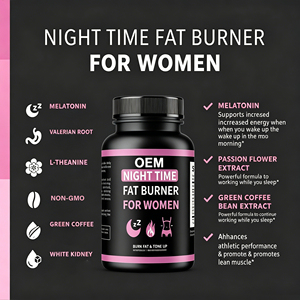 Quemador de Grasa Nocturno para Mujeres, Estimulante del Metabolismo y Ayuda para Dormir, Pastillas para Adelgazar, Quema Grasa, Tonifica, 60 Cápsulas - Product Image 3