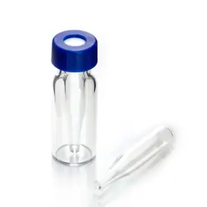AIJIREN 250ul插入9毫米10毫米11毫米锥形底部透明玻璃小瓶允许最大限度的样品回收