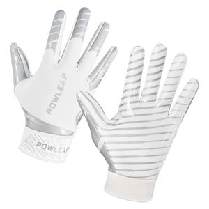 Guantes de fútbol americano para entrenamiento, guantes de cuero personalizados, de dedo completo, deportivos, novedad - Product Image 1