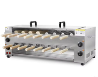 HN-NP23-2 commercial certifié CE Trdelnik Machine pour boulangerie-Donut Ice Cream Cone Kurtos Kalacs Chimney Cake Maker