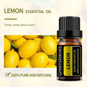 Etiqueta personalizada Fresh Lemon Orange Conjunto de Óleo Essencial 100% Orgânico Natural Lime Skincare SPA Massagem Aroma Difusor Óleos Essenciais - Product Image 2