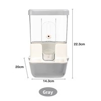 Mangeoire automatique par gravité pour animaux de compagnie, distributeur d'eau, ensemble de bouteilles d'eau, mangeoire automatique anti-basculement, bol pour lapin chinchilla cochon d'inde
