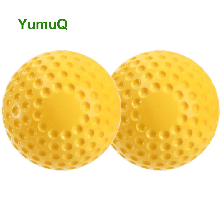 YumuQ Pet Dog Smart Electric Automatic Colorful Dimple Baseball Bowling Feeder Machine Ball