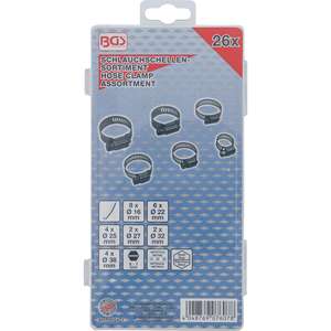 BGS <b>Hose</b> <b>Clamp</b> Assortment stainless Ø 16 - 38 mm 26 pcs. - Product Image 3
