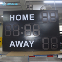 Tableau de score électronique LED extérieur pour baseball et softball avec affichage des tours, des prises et des éjections pour stade