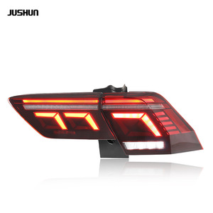 ใหม่17-21 Volkswagen สำหรับ Tiguan หางแสงประกอบเลนส์ใสพร้อมไฟ LED สีแดงขับและเปิดการไหลของการสแกนสัญญาณ - Product Image 3