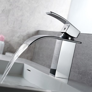 Grifo de lavabo montado en la pared de gama alta, mezclador de agua fría y caliente de cobre, grifo de lavabo, grifo de fregadero galvanizado - Product Image 6