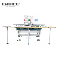 Machine à broder plate à tête unique professionnelle industrielle GC-C1201E + 1PD 500x400mm nouvelle Machine à broder à ruban informatisée