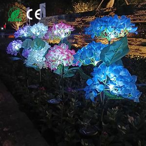 Lampes solaires LED d'extérieur de haute qualité en forme d'hortensias pour clôtures, décoration de <span class=keywords><strong>jardin</strong></span> <span class=keywords><strong>et</strong></span> ambiance festive - Product Image 4