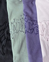 Sweat à capuche personnalisé en coton 350 g/m² pour homme, coupe oversize, broderie et impression de logo personnalisables, unisexe, doublé, coupe courte, style boxy