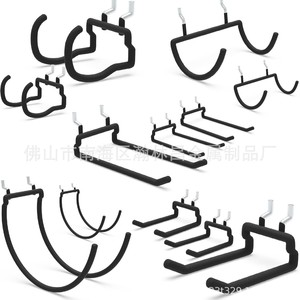 Double Line Pegboard <b>Hooks</b> Metal Wall Mount Durable For <b>Tool</b> Storage Display - Product Image 1