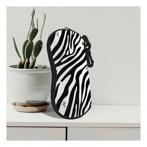 Custom Zebra Print <b>Glasses</b> <b>Soft</b> Protective Cbase Pouch Sunglasses Cover Neoprene Sunglasses Eyeglass <b>Case</b> Gift for Women - Product Image 1